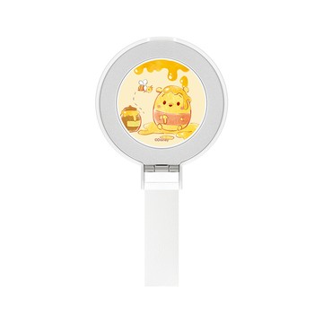 【正版授權】Disney Ufufy-愛蜂蜜的小熊維尼15W磁吸支架無線充電器