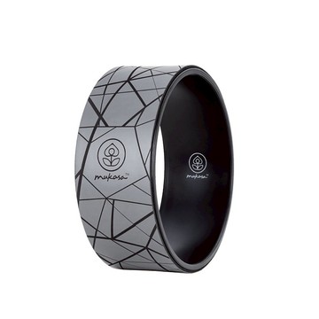 【Mukasa】PU瑜珈輪 - 灰/幾何 - MUK-21507