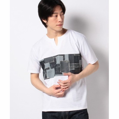 ジーンズメイト 汗染み防止 Zerostain 切替tシャツ メンズ ホワイトb 通販 Lineポイント最大get Lineショッピング