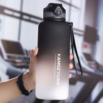 運動水杯大號大容量太空杯子男女戶外便攜健身塑料防摔超大水壺 99購物節