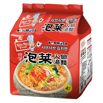 KORMOSA 韓寶 泡菜火鍋麵 110g 4包