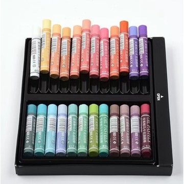 【便宜現貨】油畫筆 油畫棒 24+1色油畫 重彩油畫筆 畫筆 油畫 油彩筆 奶油蠟筆 馬卡龍油畫棒 軟性筆 超軟立體蠟筆