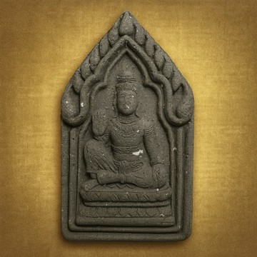 【限量30面】2550 阿贊初宗坤澤度金 銀珠黑肉象牙粉版｜招財避邪｜原盒收藏佛牌