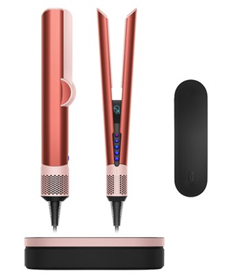 【福利品】Dyson Airstrait™ HT01 二合一吹風直髮器 珊瑚莓 附精美禮盒