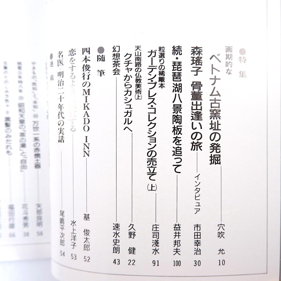 目の眼 1990年4月号／ベトナム古窯址の発掘 琵琶湖八景陶板 インタビュー◎森瑶子 庄司浅水 東山焼 山口謙太郎 小山正太郎