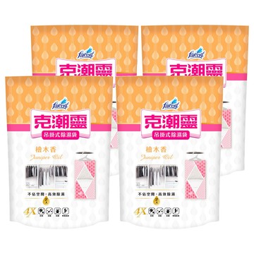 farcent 花仙子 克潮靈 吊掛式除濕袋 檜木香 2個  400g  4包