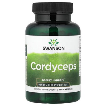 Swanson Vitamins, 蟲草，120 粒膠囊（每粒膠囊 600 毫克）