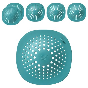 小麥購物 水槽防堵過濾蓋 Y002 圓形  顏色隨機  6個