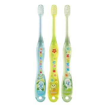 Skater 軟牙刷 0~3歲  透明  1組  3支