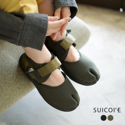 サンダルSUICOKE スイコック　UNBITA ab 黒