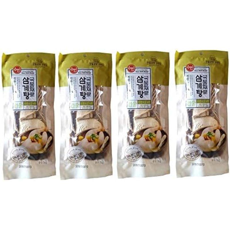 蔘鶏湯用材料 70g × 4袋 スビン サムゲタン材料