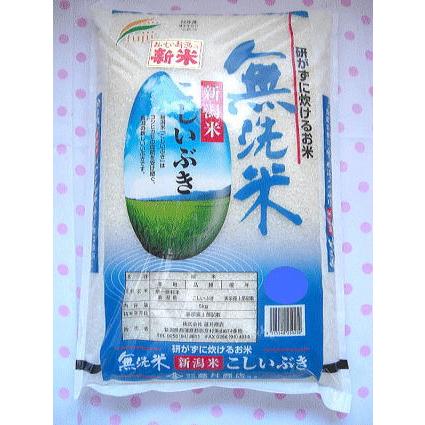 令和5年  新米　新潟県産無洗米こしいぶき5キログラム×26