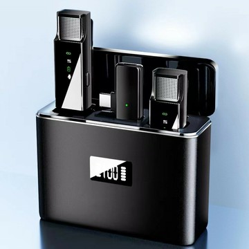 S16升級款無線領夾麥克風一拖二無線麥克風錄音Vlog直播小話筒【宜家良品百貨】