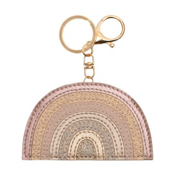 英國Mimi & Lula AW25_粉嫩彩虹鑰匙圈
