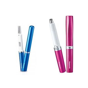 免運 國際牌 stick筆型電鬍刀(藍色)+電動修容刀 er-gb20+er-gn25