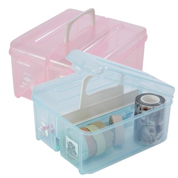 小倆口雙開手提收納箱 3369