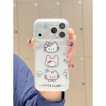 適用於iPhone17ProMax手機殼三隻KT貓咪蘋果16/15新款14/13手機殼
