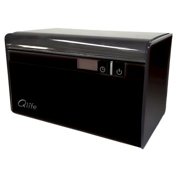 Qlife 質森活 Ag+銀離子抗菌超音波清洗機 台灣製造  黑  1個