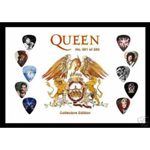 Queen ギターピック Display (A4 Sized)