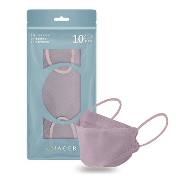 成人M-韓版4D醫用口罩-薰衣草紫(10片)