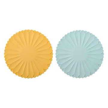 花朵矽膠隔熱墊 30cm  顏色隨機  2個