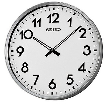 SEIKO 精工 大型辦公室掛鐘 標準鍾-白/42cm