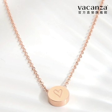 vacanza｜純鋼｜字母心的縮寫‧純鋼鎖骨鍊 #新年飾品 #新年禮物