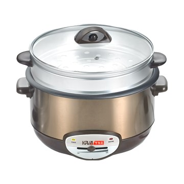 KRIA可利亞 金玉滿堂蒸煮電火鍋 4.5L KR-838  1個