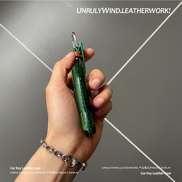 適用奔馳c260L汽車鑰匙套C200LA級a180L扣glc260包gla e300l真皮