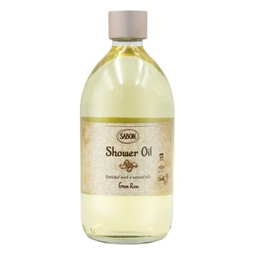 SABON 綠玫瑰沐浴油  500ml  1瓶