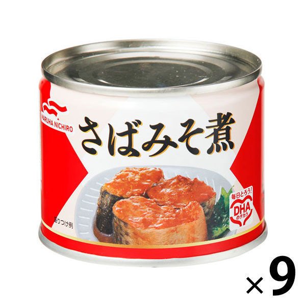 マルハニチロマルハニチロ　さばみそ煮　1セット（9缶）