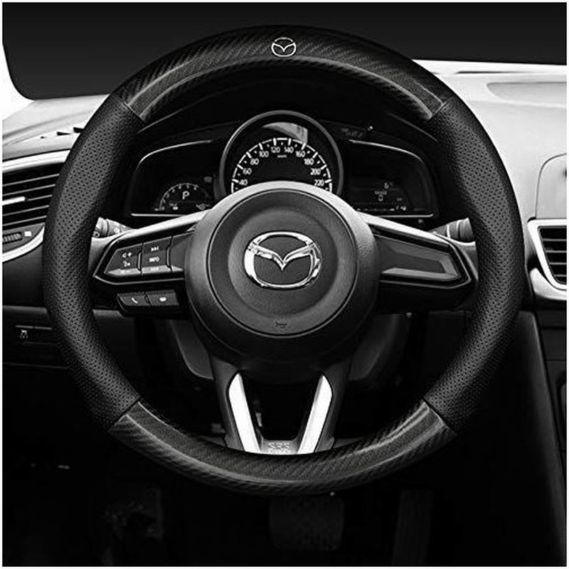Lyq Ong Mazda マツダアテンザ アクセラ Cx 3 Cx 5ステアリングカバー ハンドルカバー ホイールカバー 専用ロゴ カ 通販 Lineポイント最大0 5 Get Lineショッピング