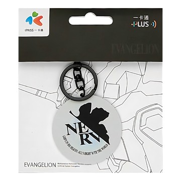 iPASS 一卡通 新世紀福音戰士  EVA NERV造型 黑色 + 白色  1個