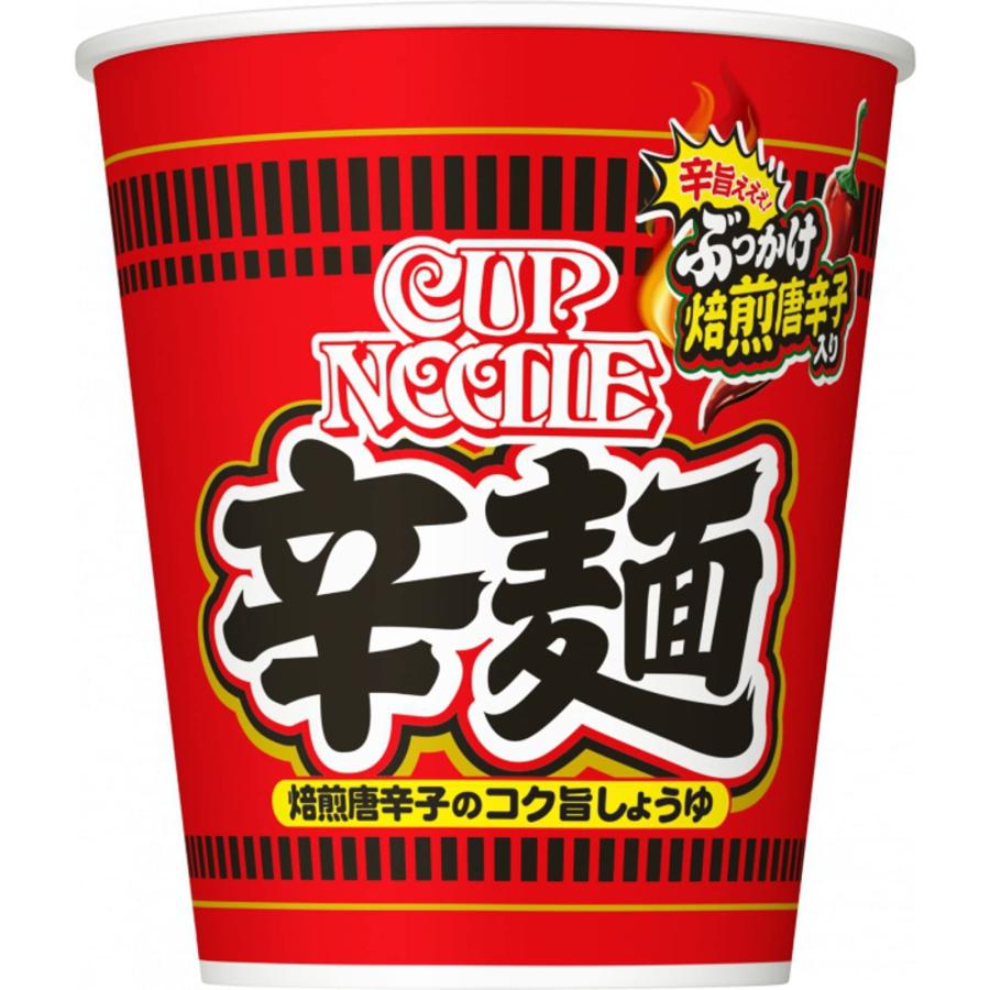 日清食品 カップヌードル 辛麺 [ぶっかけ焙煎唐辛子] カップ麺 82g×20個