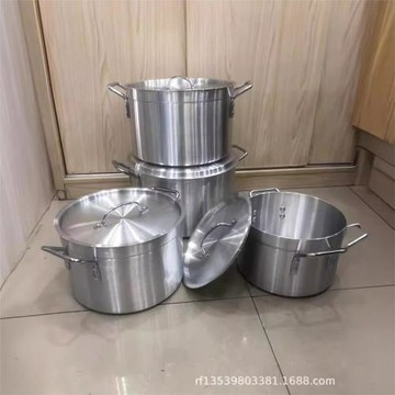 外貿Aluminum pot 4PCS大中鋁鍋 L 36CM,40CM,42CM,45CM