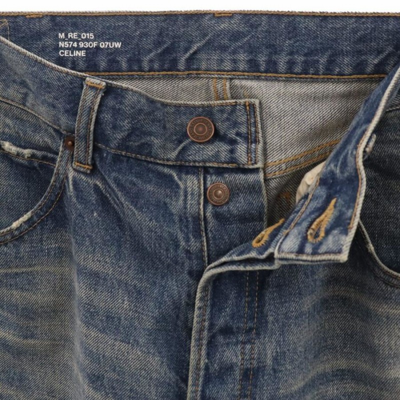 CELINE | POLLY JEANS IN CRYSTAL RINSE DENIM デニムジーンズ CELINE | POLLY JEANS IN CRYSTAL RINSE DENIM デニムジーンズ