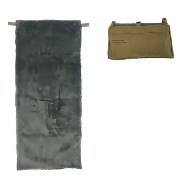 POST GENERAL 可收納兩用絨毛椅墊蓋毯  狼棕 + 鐵灰  52 x 120cm