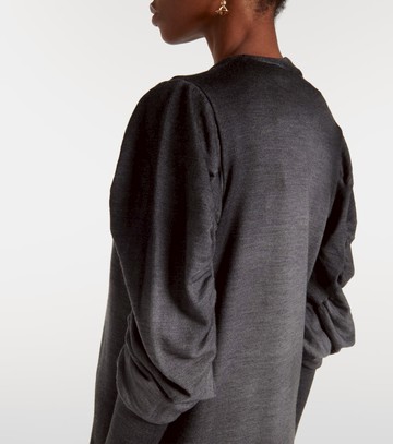 Vivienne Westwood Orb ruched wool sweater dress