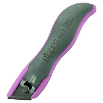 Nippes Solingen 尼佩斯索林根 斜口剪指甲刀 128 R  桃紅色  1個