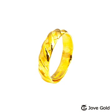 Jove Gold漾金飾 命中注定黃金女戒指