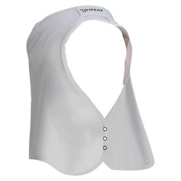 GoPeaks 一體式防曬抗UV冰絲帽套/護頸布/高爾夫圍脖 - 北極灰  34 x 30cm