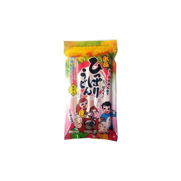 みうら食品 紅花ひっぱりうどん 500g×12袋