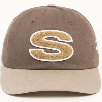 STUSSY 1311061 CHENILLE S SNAPBACK CAP 棒球帽 (咖啡色)