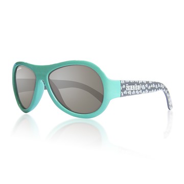 瑞士 SHADEZ - 可彎折嬰幼兒時尚太陽眼鏡-藍白大象 (0Y~3Y)