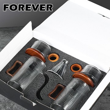 日本FOREVER 日式手沖咖啡用具5件禮盒組