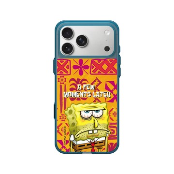 iPhone 17 Pro Max Clear (相機按鈕) 夜幕藍 - 海綿寶寶 SpongeBob - A Few Moments Later...