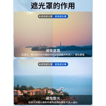JJC金屬微單相機鏡頭遮光罩