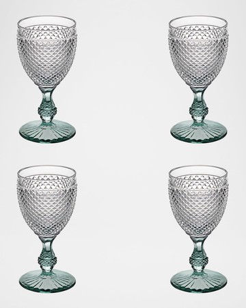 Bicos Bicolor Goblets, Set of 4
