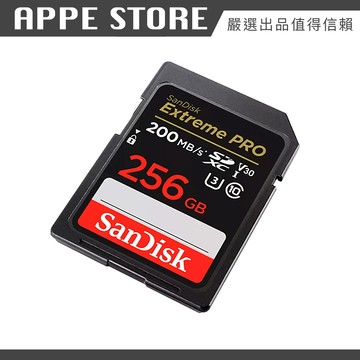 SANDISK 256G Extreme PRO SD UHS-I U3 專業攝影適用 高速 記憶卡 大卡