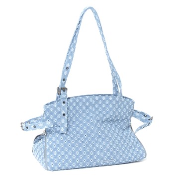 【SAMO ONDOH】[Pre-order] Zipper Shopper Bag M - punching blue